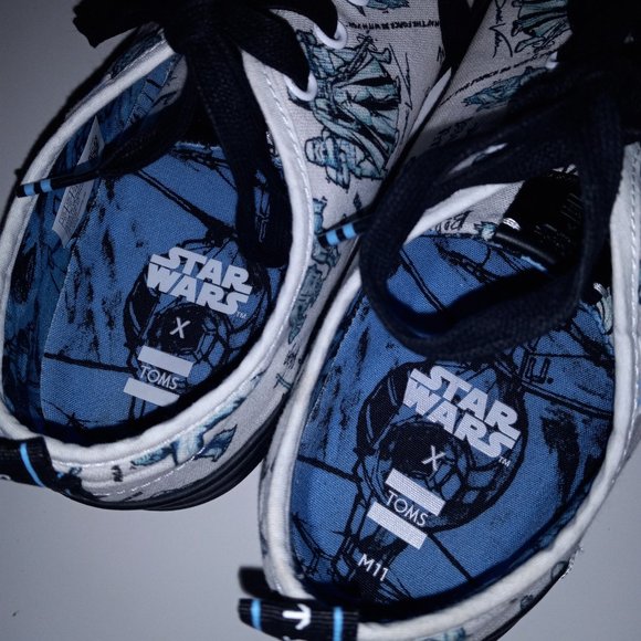 TOMS Men's Star Wars TRVL Lite Low Sneakers EUC Size 11 - Picture 5 of 13